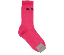 SOCKEN AUS BAUMWOLLMISCHJACQUARD MIT LOGO