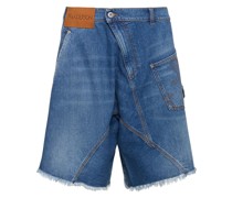 Workwear-Shorts aus Baumwolldenim