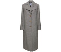 Langer Mantel aus Wolle