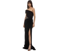 VERZIERTES SAMTKLEID