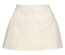 Isle linen blend mini skirt