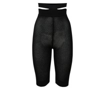 FISCHERNETZ-SHORTS AUS VISKOSEMISCHUNG