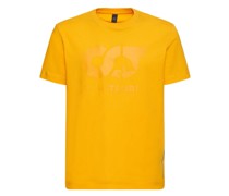 T-SHIRT AUS BAUMWOLLE MIT LOGO