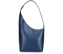 Schultertasche aus Leder 'Demi Lune'