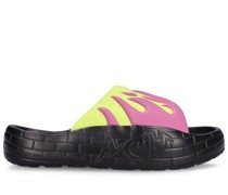 Sandalen aus Gummi mit Logo „NYU Flame“