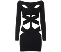 Moa cutout knitted jersey MINIKLEID