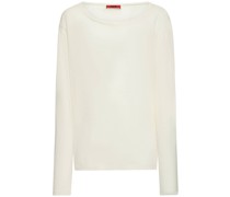 T-SHIRT AUS BAUMWOLL/LEINENJERSEY