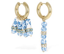 Mismatched ceramic earrings