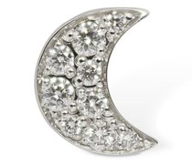 18KT GOLD-MONO-OHRRING MIT DIAMANTEN „LUNA“