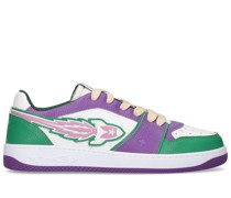 LEDERSNEAKERS MIT SEITENLOGO