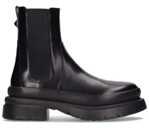 CHELSEA-STIEFEL AUS LEDER MIT NIETEN „ROMAN“