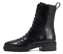 30mm hohe Stiefeletten aus Leder „Isa“