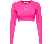 LANGÄRMELIGES CROP-TOP