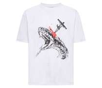 Vintage-T-Shirt aus Baumwolle mit Rissen