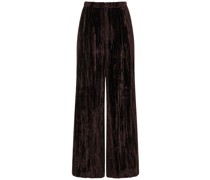 Weite Hose aus Samt