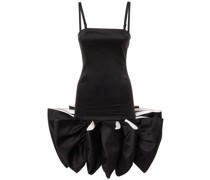 MINIKLEID AUS SATIN MIT RÜSCHEN „LEIZA“