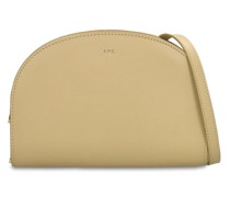 SCHULTERTASCHE AUS LEDER 'DEMI LUNE'