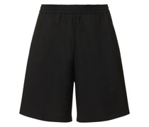 JOGGING-SHORTS AUS SCHURWOLLE