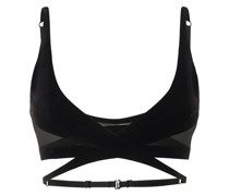 Formender BH mit Flocken „Mugler x Wolford“