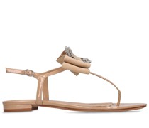 10mm hohe Schuhe aus Lack- und Wildleder „Maddy“