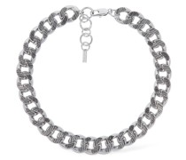 Monogram chain link necklace