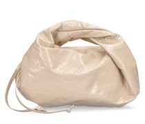 HANDTASCHE AUS LACKLEDER MIT TWIST