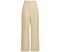 Gerade Hose aus Leinen & Viskose „Cadar“