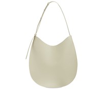 SCHULTERTASCHE AUS GLATTLEDER „FLAT HOBO“