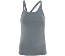 Abstract organic cotton tank top