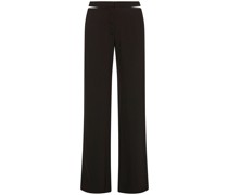Viskosetwill-Hose mit Ausschnittdetails