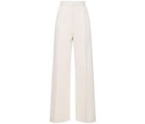 Gerade Baumwollgabardine-Hose „Karla“