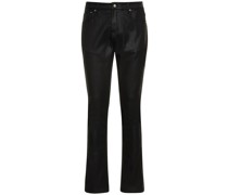 GEWACHSTE DENIM-JEANS