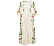 Bedrucktes Midikleid „Secret Garden“
