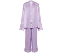 Größenloser Pyjama aus Satin