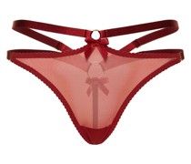 Elastischer Satin-Tanga