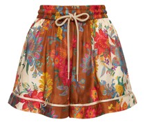 Bedruckte Seidenshorts „Ingwer“