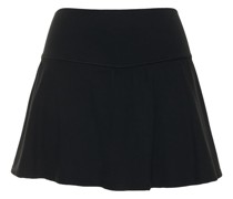 Hochtaillierter Skort aus Technostoff
