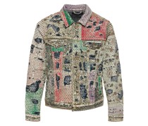 DENIMJACKE MIT NÄHTEN „SUNVIEW“