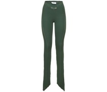 Stretch jersey pants w/ seams