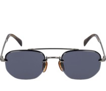 Geometrische Sonnenbrille aus Edelstahl „DB“