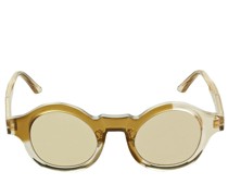 ZWEIFARBIGE, RUNDE SONNENBRILLE AUS ACETAT „L4“