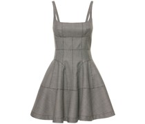 Minikleid „Slip Godet“