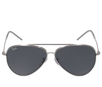 Aviator Reverse metal sunglasses