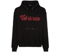 HOODIE AUS BAUMWOLLE MIT LOGOSTICKEREI