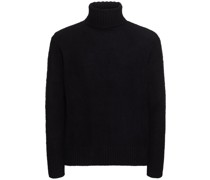 ROLLKRAGENPULLOVER AUS WOLLSTRICK