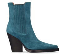 100mm hohe Stiefeletten aus Leder „Dallas“