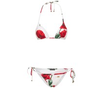 Jersey-Bikini mit Druck