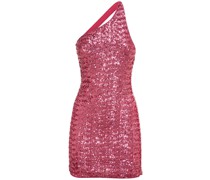Minikleid aus Technostoff