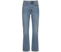 Jeans aus Bio-Baumwolle mit verdrehten Nähten