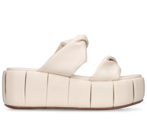 80MM HOHE WEDGE-SCHUHE AUS KUNSTLEDER 'LYRA'